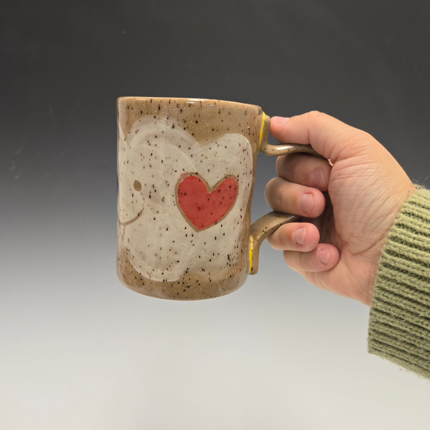 Rainbow Cloud Critter Mugs (Kitty)